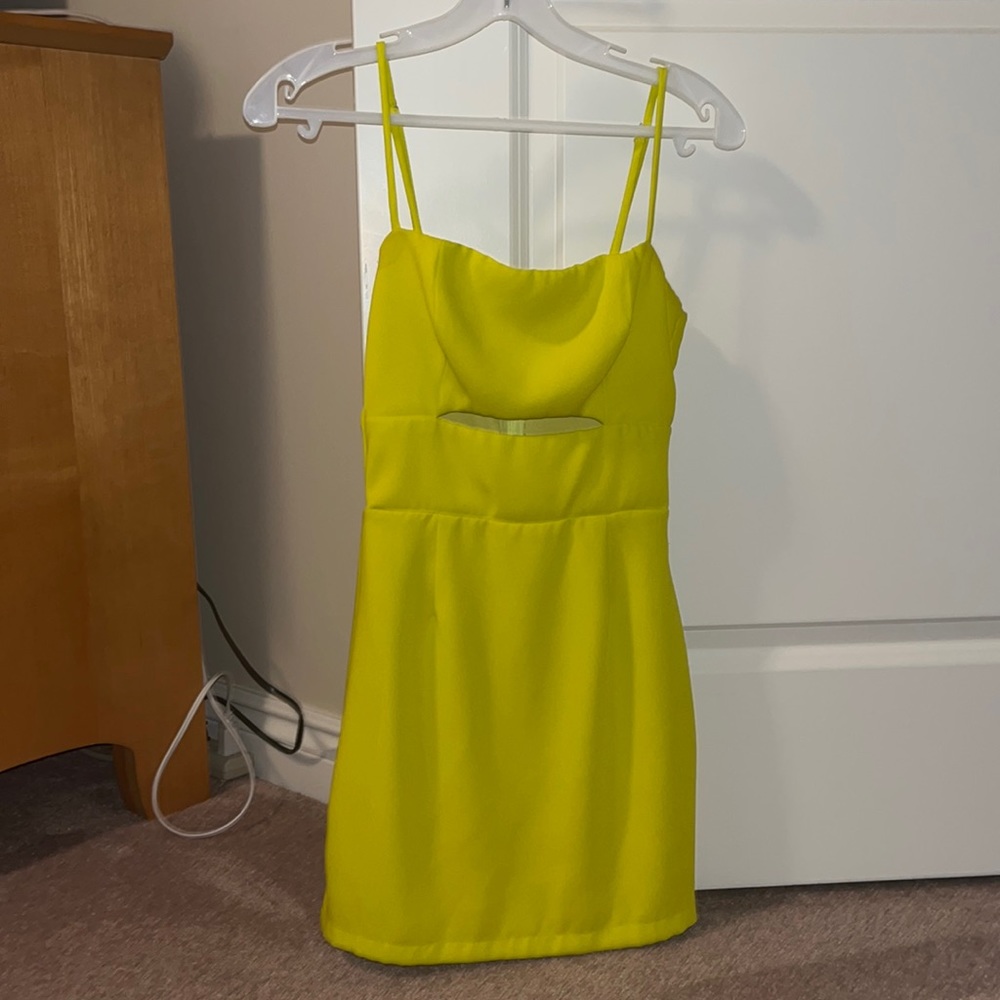 Yellow Mini Dress